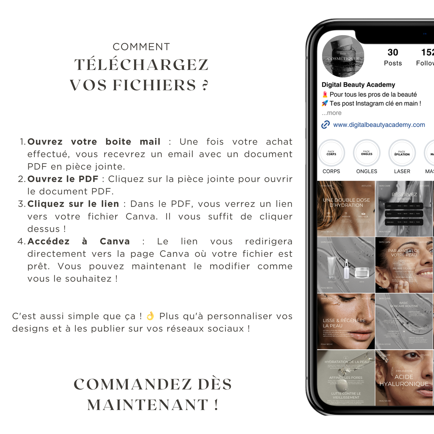 Cosmétiques - 50 posts + 50 story