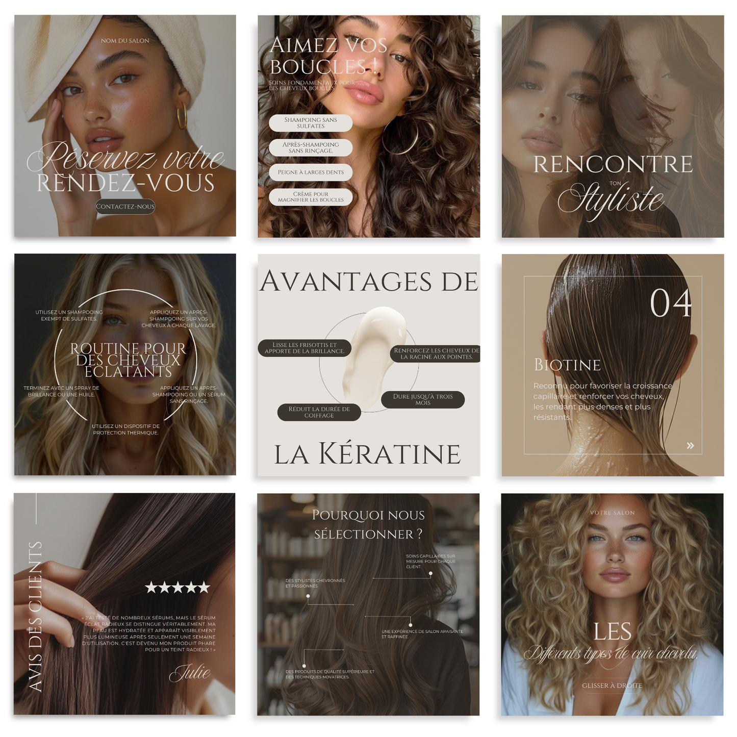 Coiffeur - 100 posts + 100 story