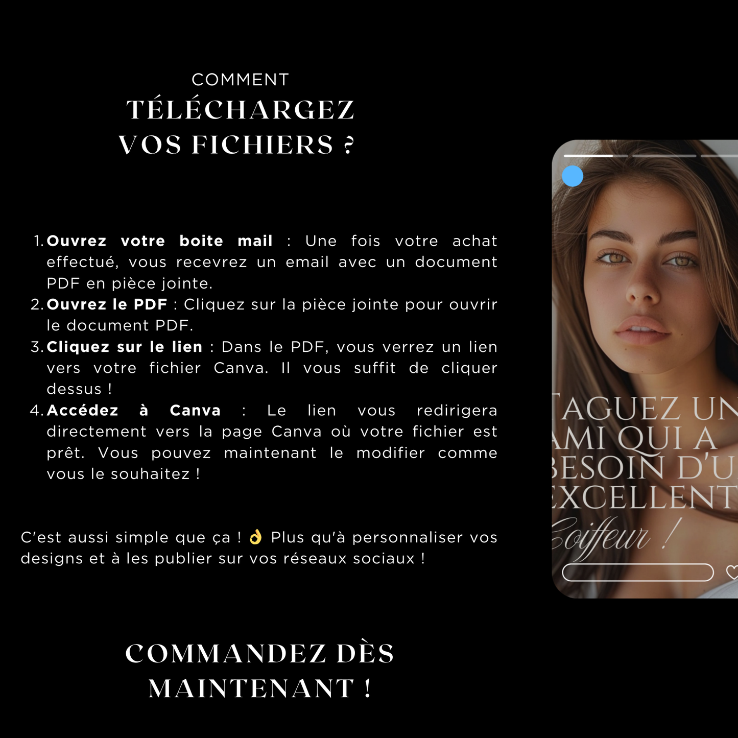 Coiffeur - 100 posts + 100 story
