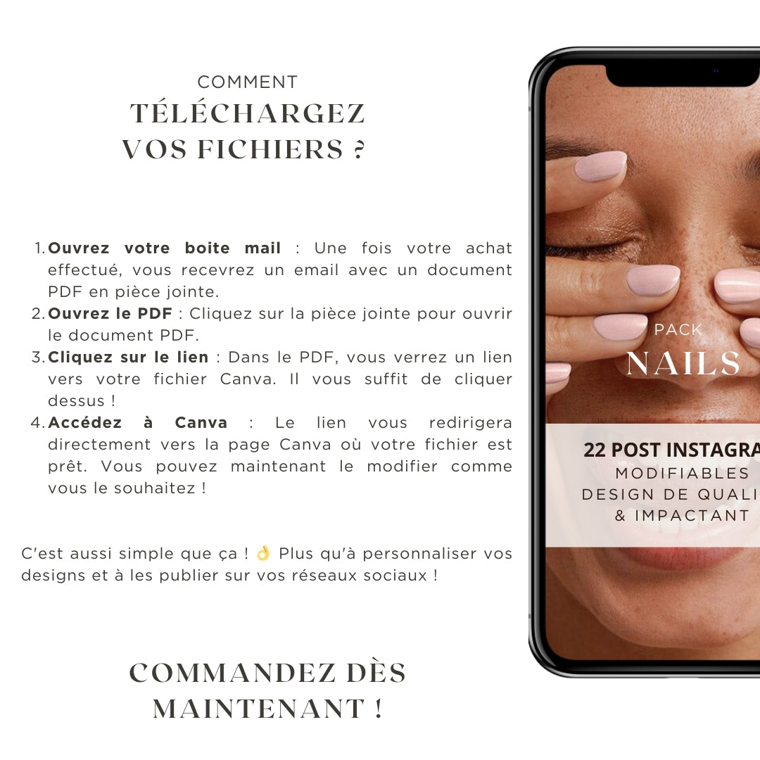 Ongles- 25 posts + 25 story