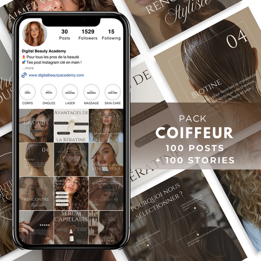 Coiffeur - 100 posts + 100 story