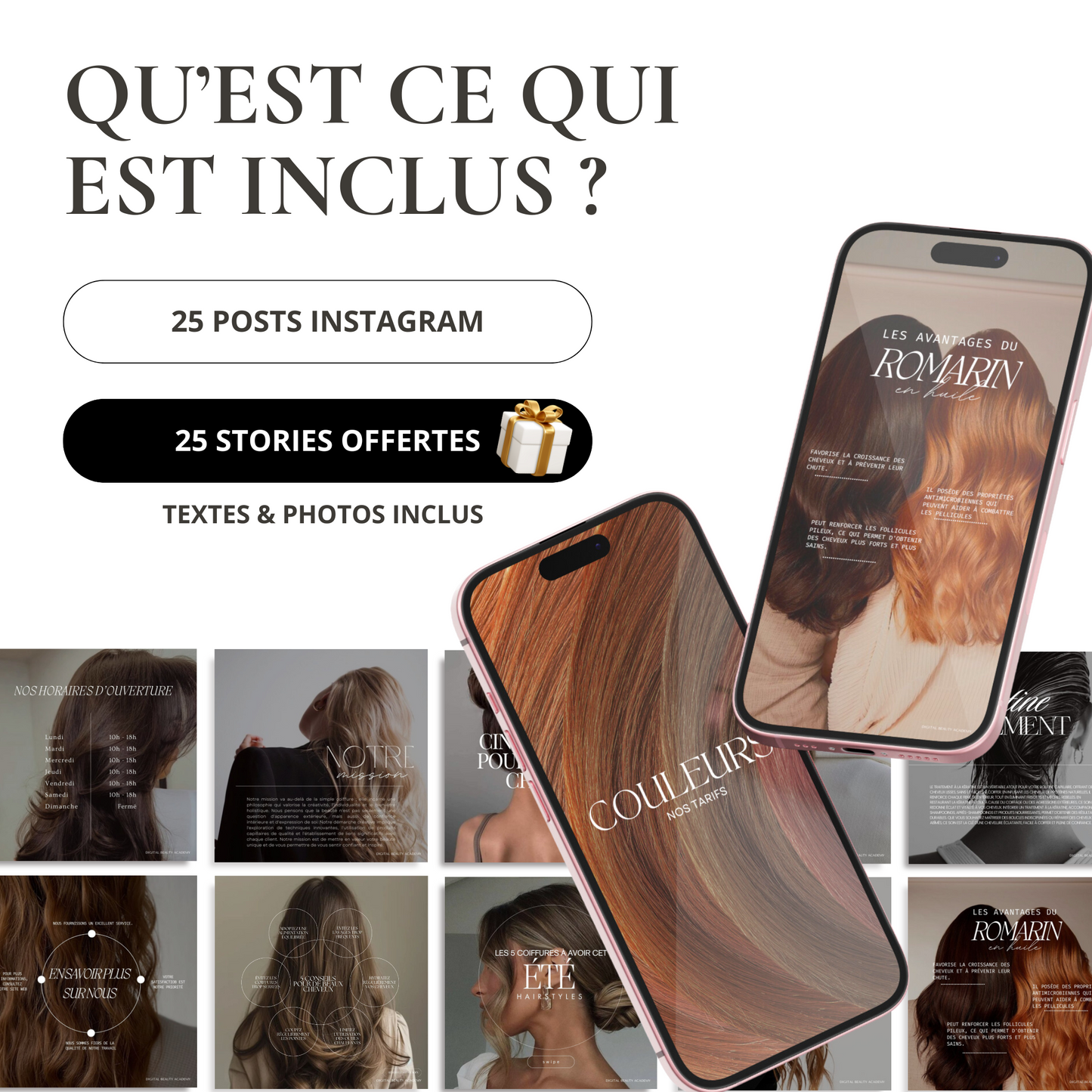 Coiffeur - 25 posts + 25 story