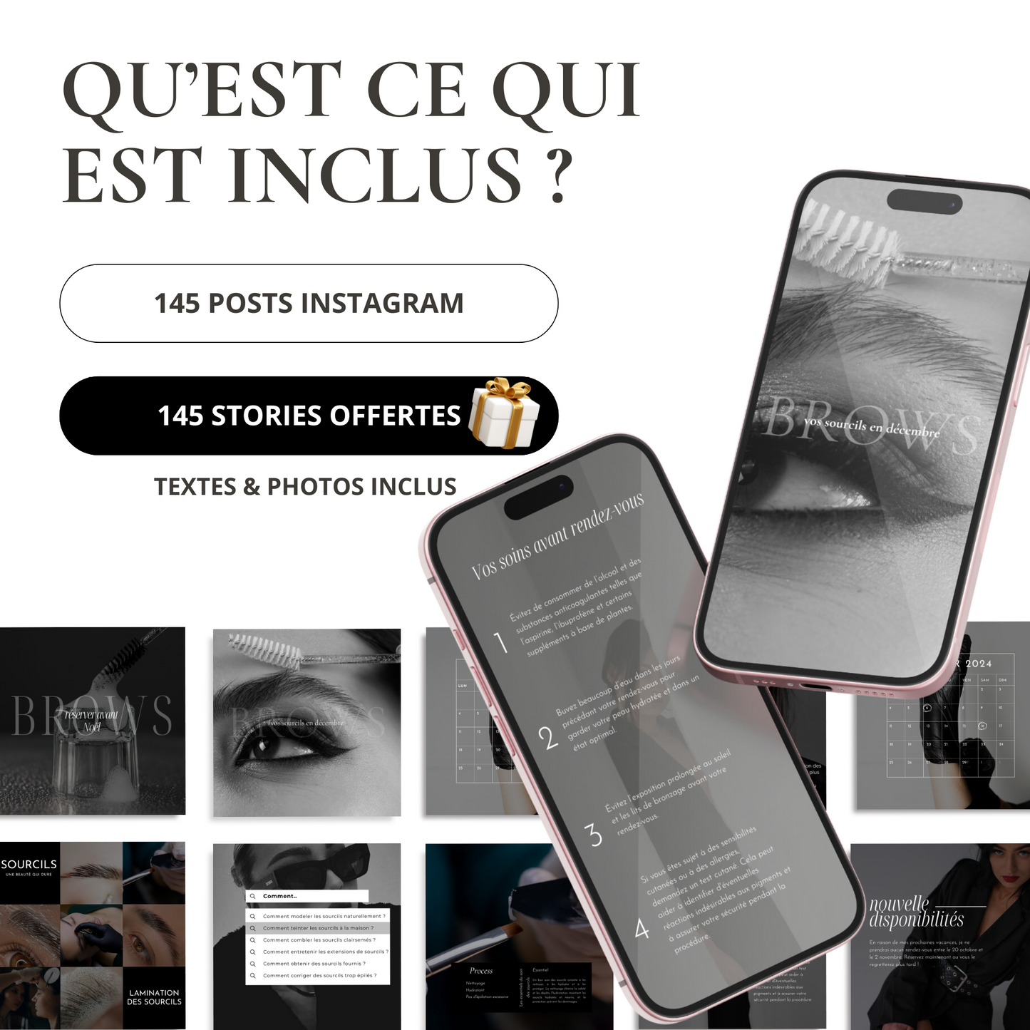 Sourcils - 145 posts & 145 story