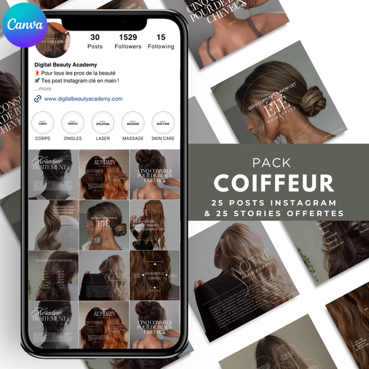 Coiffeur - 25 posts + 25 story